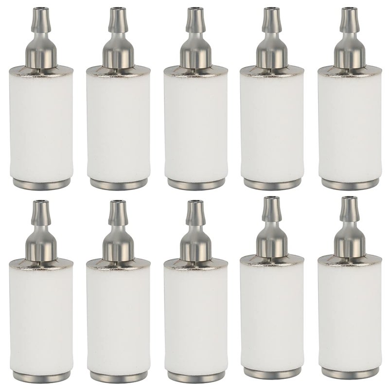HIPA Fuel Filter for Husqvarna 128LD 124 125 128 Series String Trimmer Brush Cuter Pole Pruner Edger Weedeater Poulan Craftsman Gas Leaf Blower - Pack of 10 - Image 1